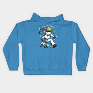 runner unicorn Kids Hoodie